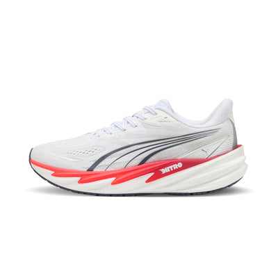 PUMA MEN VELOCITY NITRO 5 - PUMAWHITE/ULTRARED