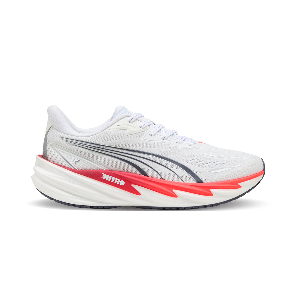 PUMA MEN VELOCITY NITRO 5 - PUMAWHITE/ULTRARED