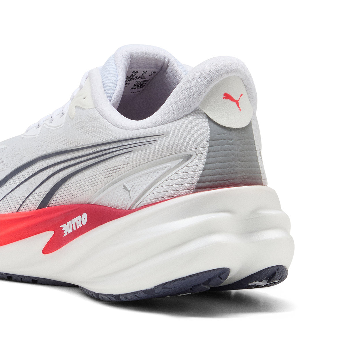 PUMA MEN VELOCITY NITRO 5 - PUMAWHITE/ULTRARED