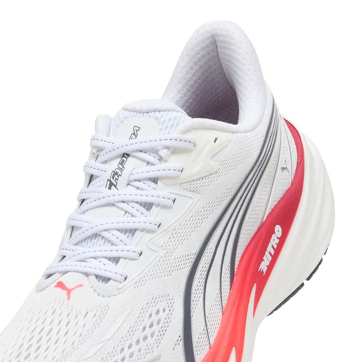 PUMA MEN VELOCITY NITRO 5 - PUMAWHITE/ULTRARED