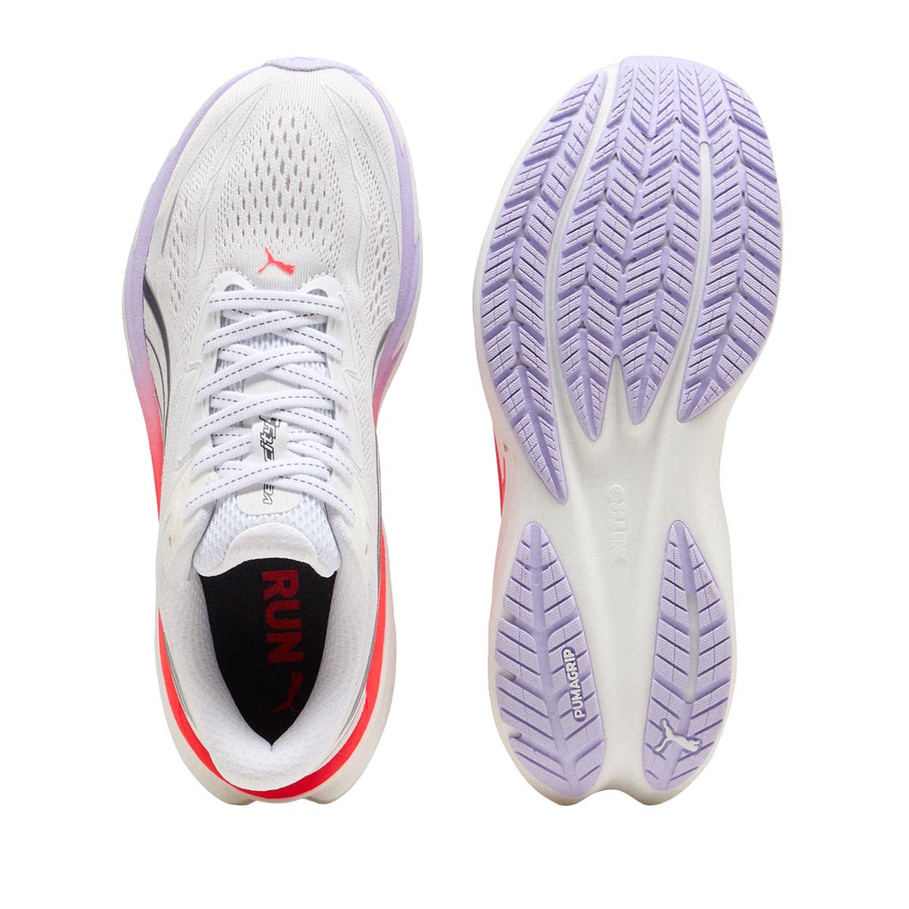PUMA WOMEN VELOCITY NITRO 5 - PUMAWHITE/ULTRARED