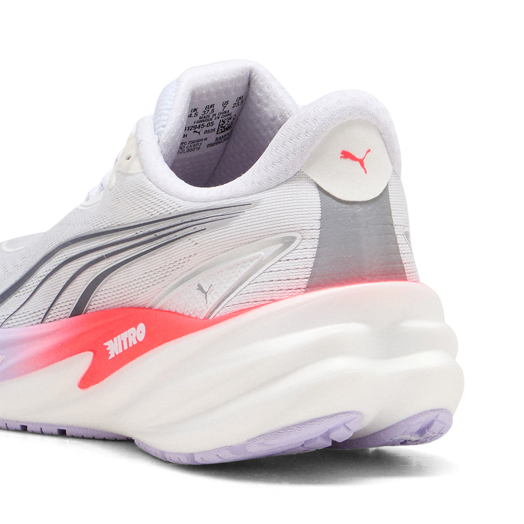 PUMA WOMEN VELOCITY NITRO 5 - PUMAWHITE/ULTRARED