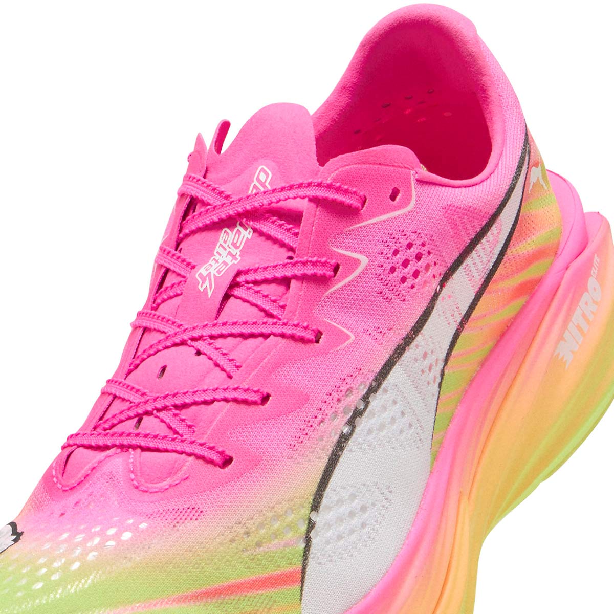 PUMA M DEVIATE NITRO ELITE 4 ST - POISONPINK/YELLOWALERT/BRIGHTAQUA