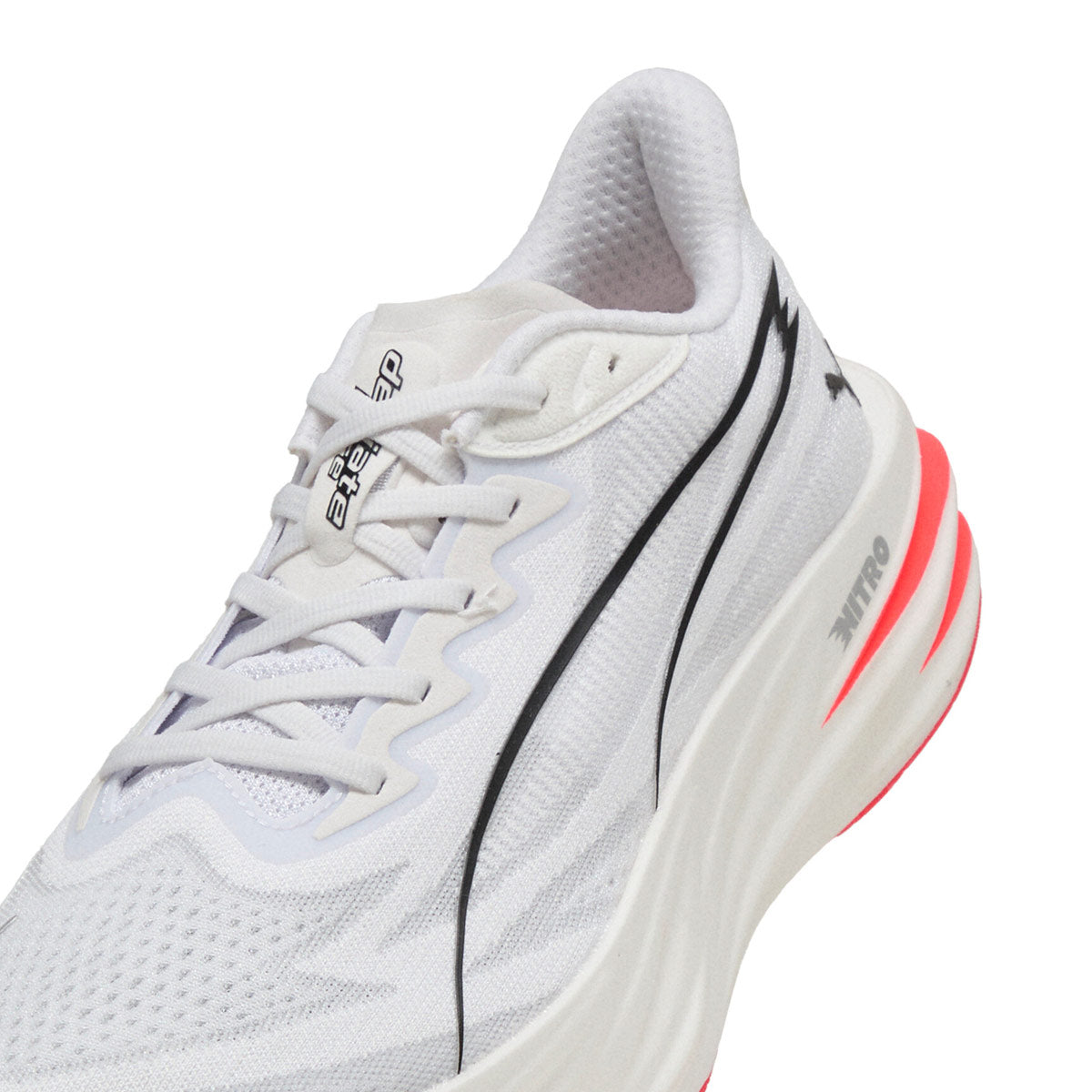 PUMA MEN DEVIATE PURE NITRO - PUMAWHITE/ULTRARED/PUMASILVER