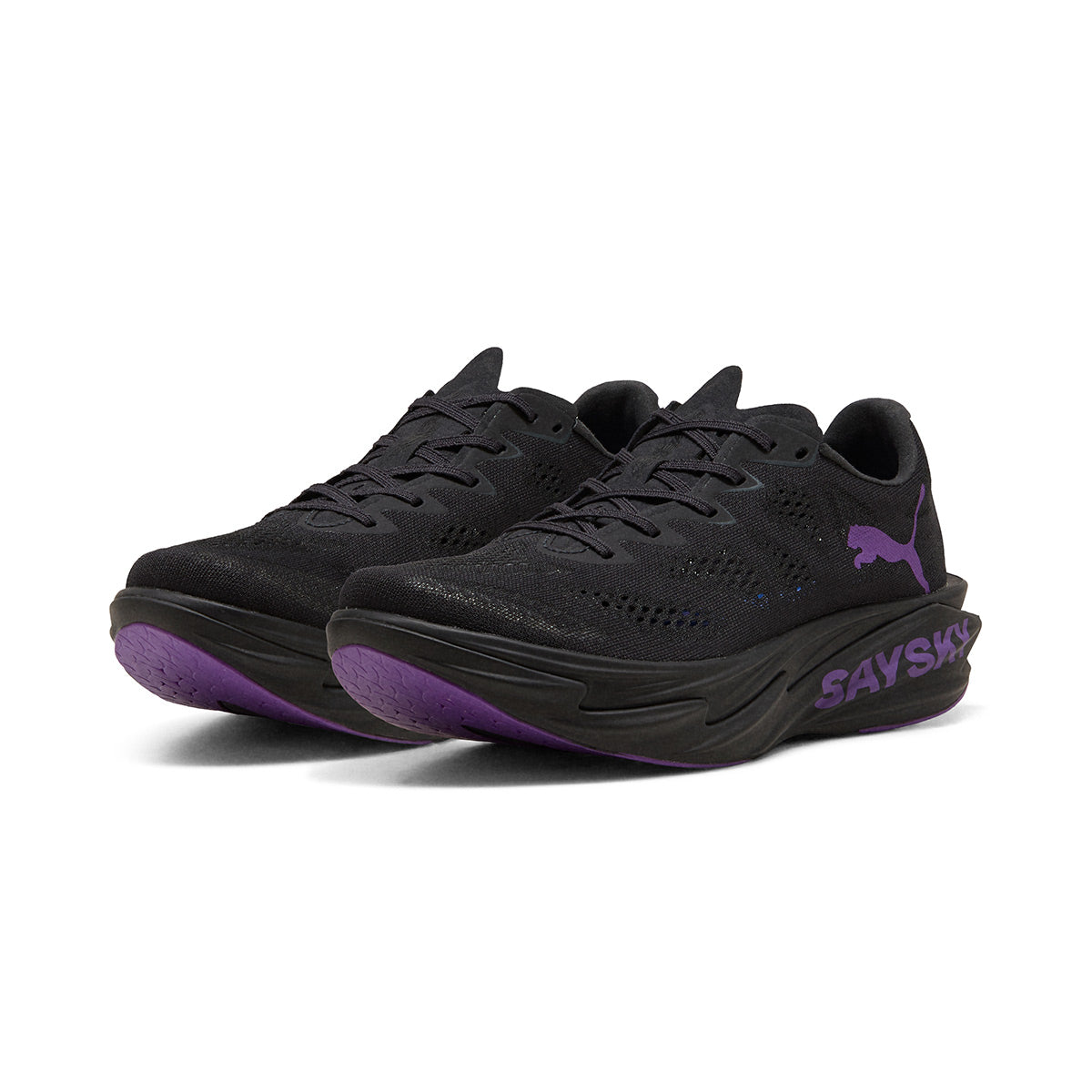 PUMA WOMEN DEVIATE NITRO ELITE 4 SAYSKY - FLATDARKGRAY/VIVIDPURPLE