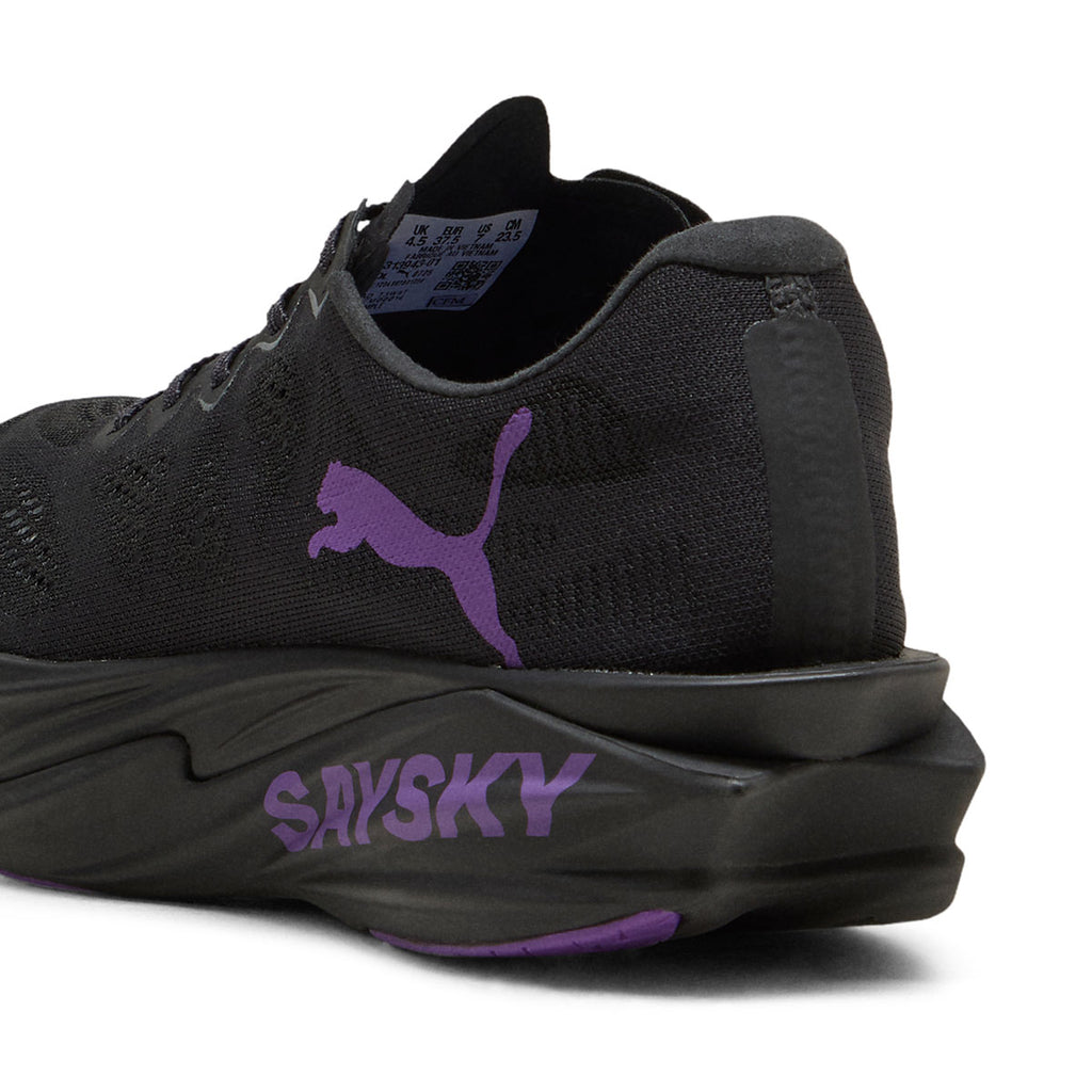 PUMA WOMEN DEVIATE NITRO ELITE 4 SAYSKY - FLATDARKGRAY/VIVIDPURPLE