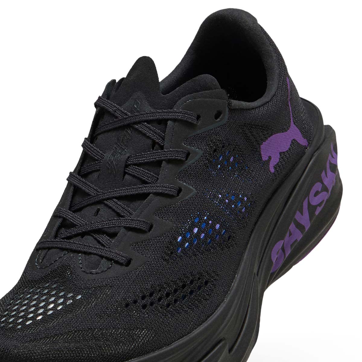 PUMA WOMEN DEVIATE NITRO ELITE 4 SAYSKY - FLATDARKGRAY/VIVIDPURPLE