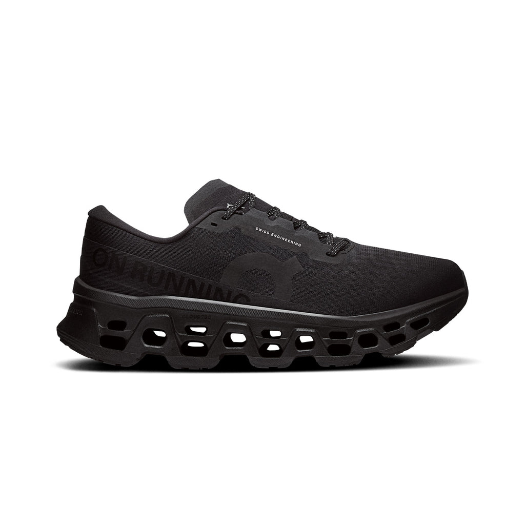 On M Cloudmonster 3 Black Black