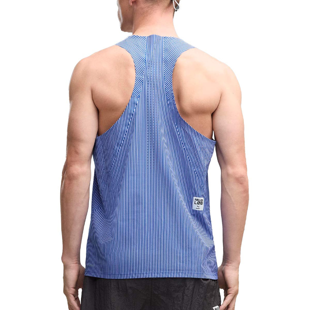 PUMA MEN X SAYSKY ULTRAWEAVE SINGLET - COBALTBLUE