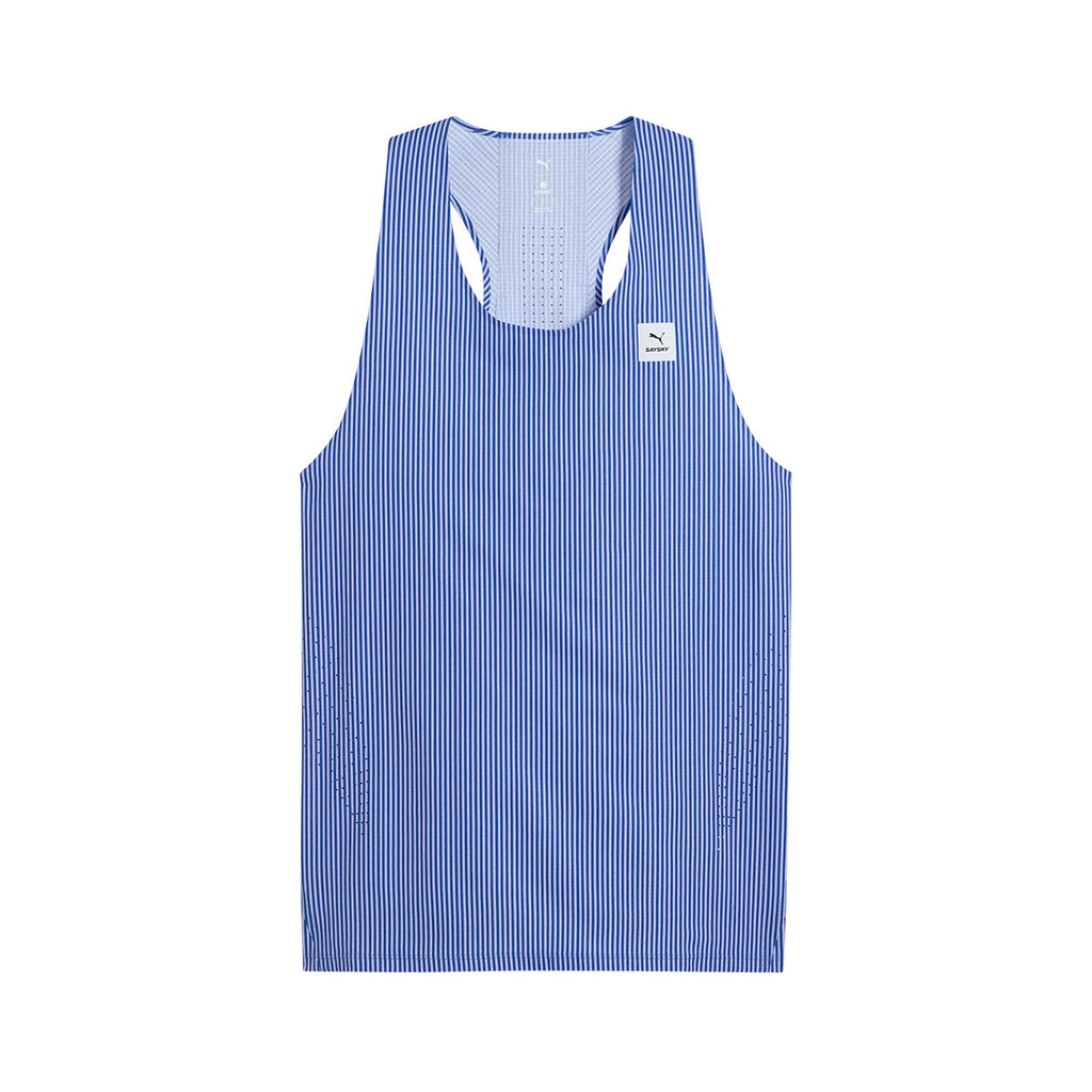 PUMA MEN X SAYSKY ULTRAWEAVE SINGLET - COBALTBLUE