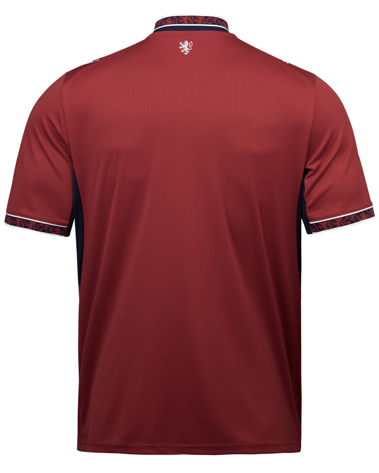 PUMA CZECH 2026 HOME REPLICA JERSEY - DARK CHERRY/PUMA NAVY