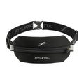 FITLETIC NEO RACING SINGLE POUCH WITH RACE HOLDER - BLACK/BLACK