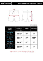 ARI KIDS ESSENTIAL TEAM SHORTS - NAVY/NAVY/NAVY