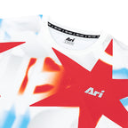ARI ADEPT CHICAGO25 GRAPHIC RUNNING TEE - WHITE/RED/BLUE