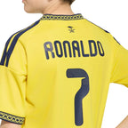 ADIDAS AL NASSR 2026/2027 HOME KIDS JERSEY RONALDO#7 - IMPACT YELLOW