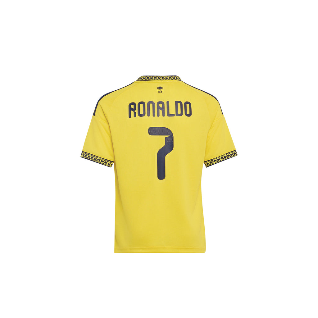 ADIDAS AL NASSR 2026/2027 HOME KIDS JERSEY RONALDO#7 - IMPACT YELLOW