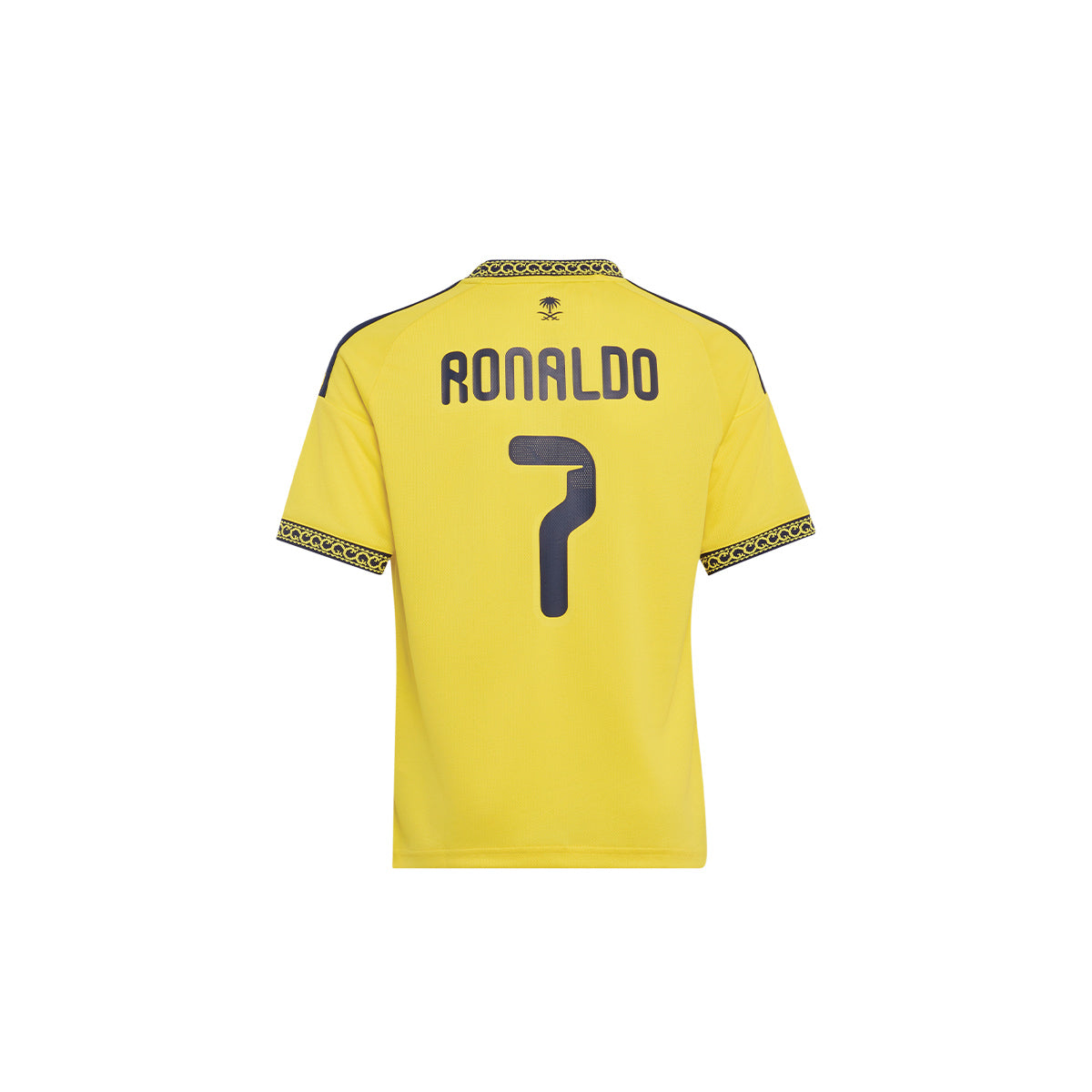 ADIDAS AL NASSR 2026/2027 HOME KIDS JERSEY RONALDO#7 - IMPACT YELLOW