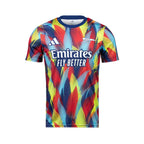 ADIDAS ARSENAL 2025/2026 PRE SHIRT - VICTORY BLUE/PURE RUBY/BRIGHT YELLOW