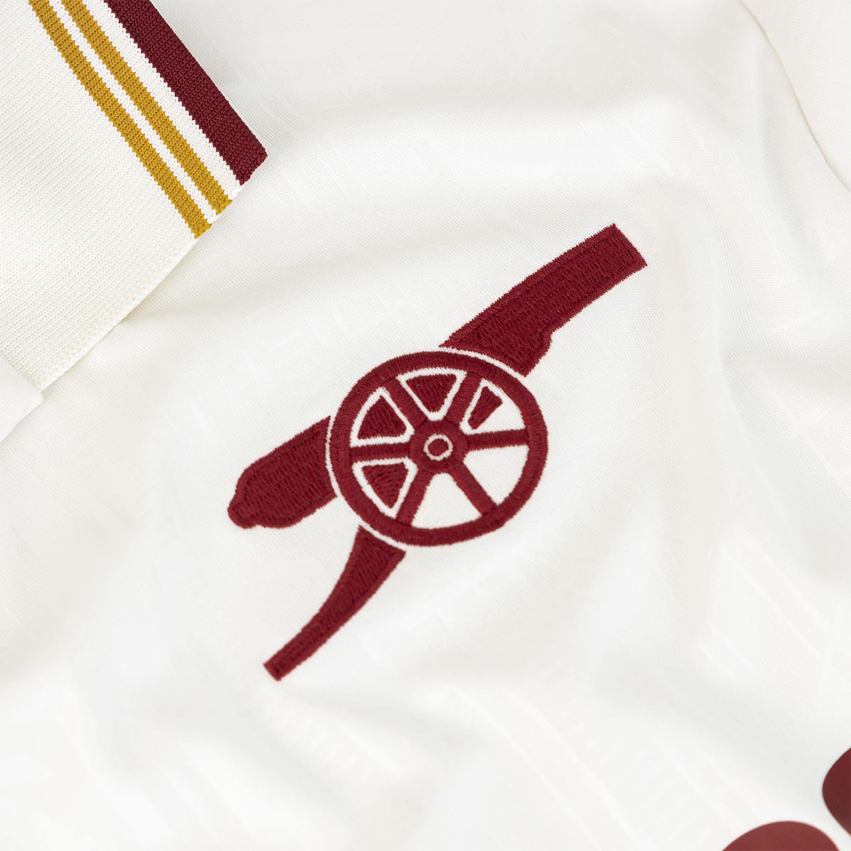 ADIDAS ARSENAL 2025/2026 THIRD REPLICA JERSEY - CLOUD WHITE/TEAM COLL BURGUNDY