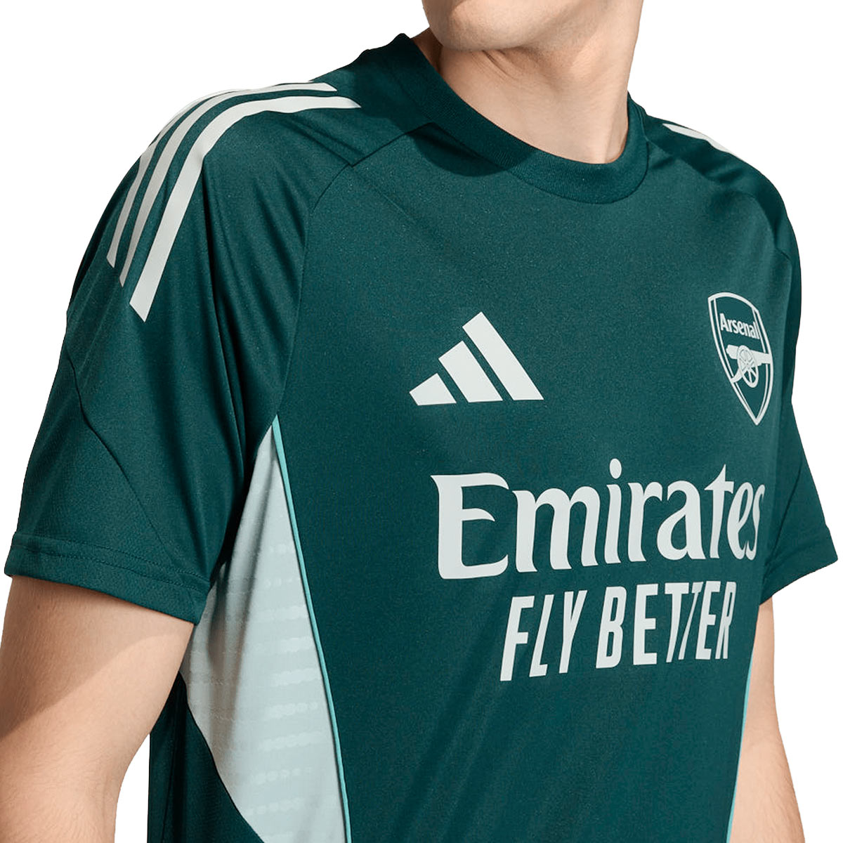 ADIDAS ARSENAL 2025/2026 TRAINING JERSEY - AURORA IVY