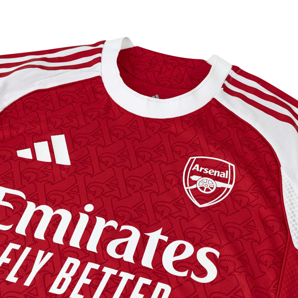 ADIDAS ARSENAL 2025/2026 HOME PLAYER JERSEY - BETTER SCARLET/WHITE