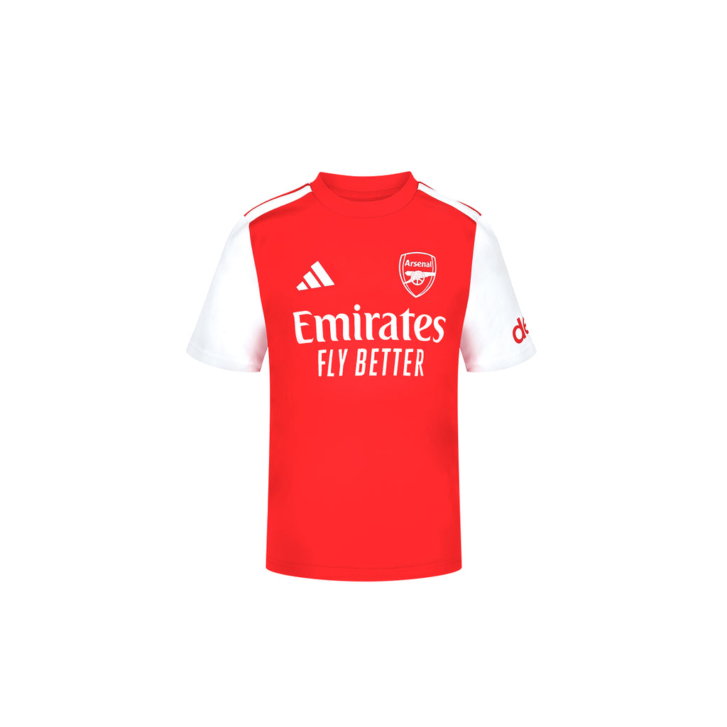 ADIDAS ARSENAL 2026/2027 HOME FAN KIDS JERSEY - BETTER SCARLET