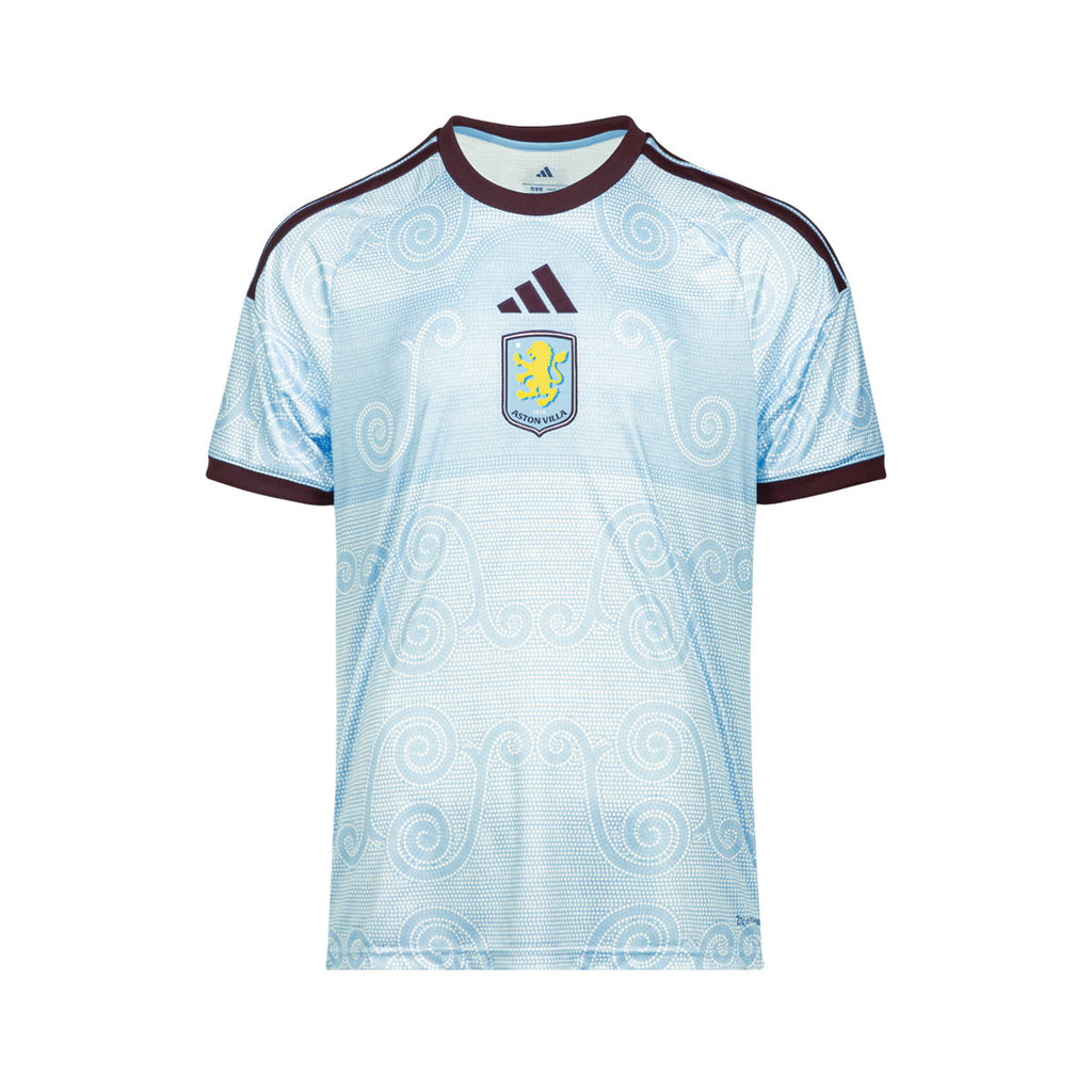 ADIDAS ASTON VILLA 2026/2027 THIRD REPLICA JERSEY - GLOW BLUE/MATTE GOLD