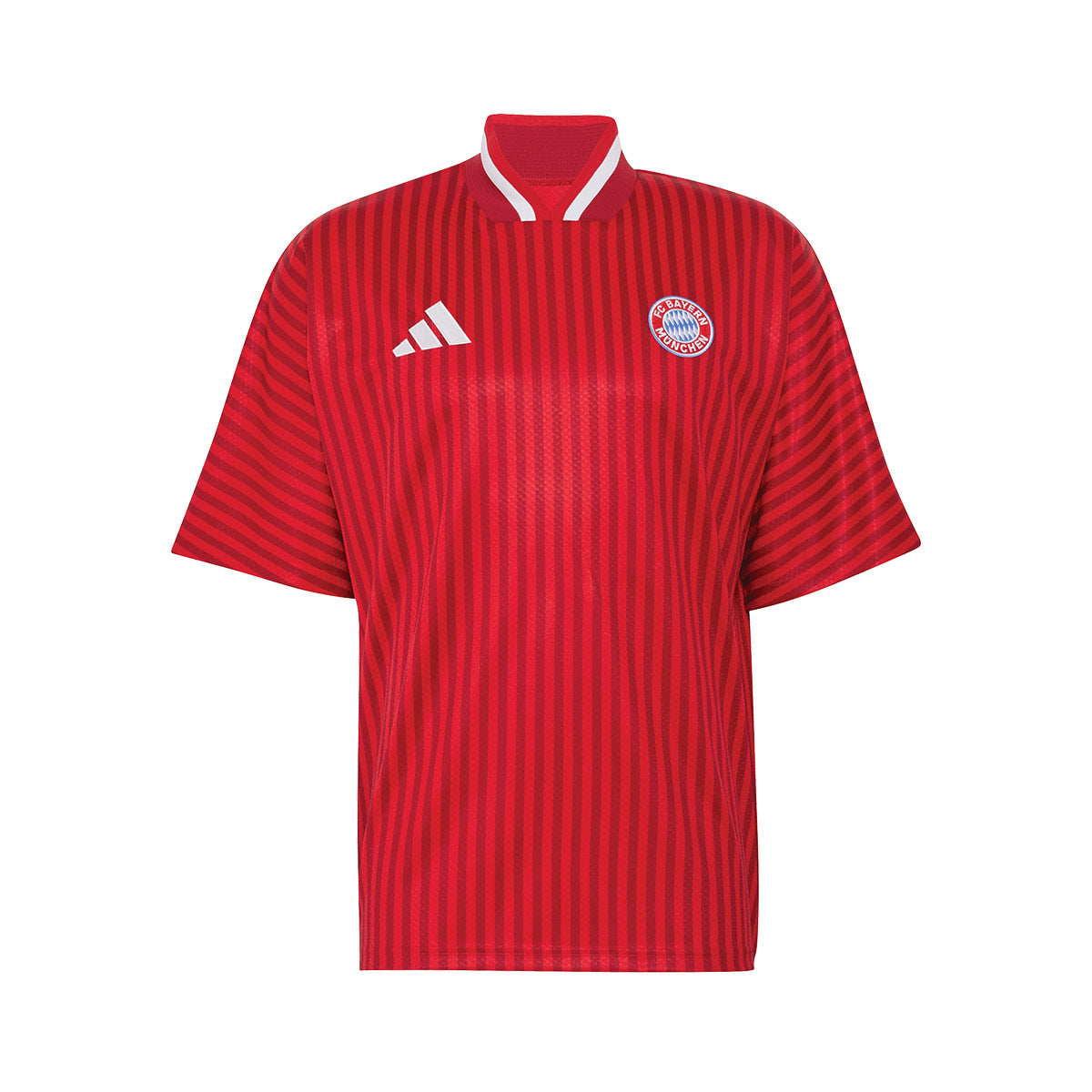 ADIDAS BAYERN MUNICH STADIUM JERSEY - BETTER SCARLET/TEAM VICTORY RED