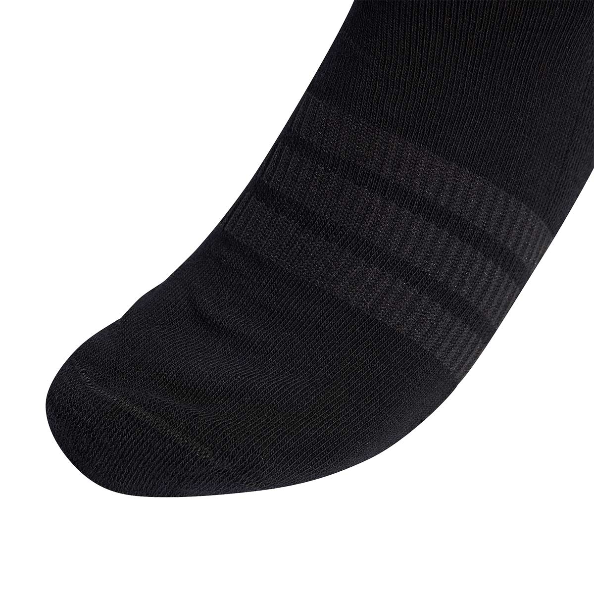 ADIDAS CUSHIONED CREW SOCKS 3 PAIRS - BLACK/BLACK/WHITE