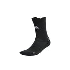ADIDAS FOOTBALL GRIP PRINTED CUSHIONED CREW SOCKS - BLACK/WHITE