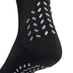 ADIDAS FOOTBALL GRIP PRINTED CUSHIONED CREW SOCKS - BLACK/WHITE