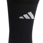 ADIDAS FOOTBALL GRIP PRINTED CUSHIONED CREW SOCKS - BLACK/WHITE