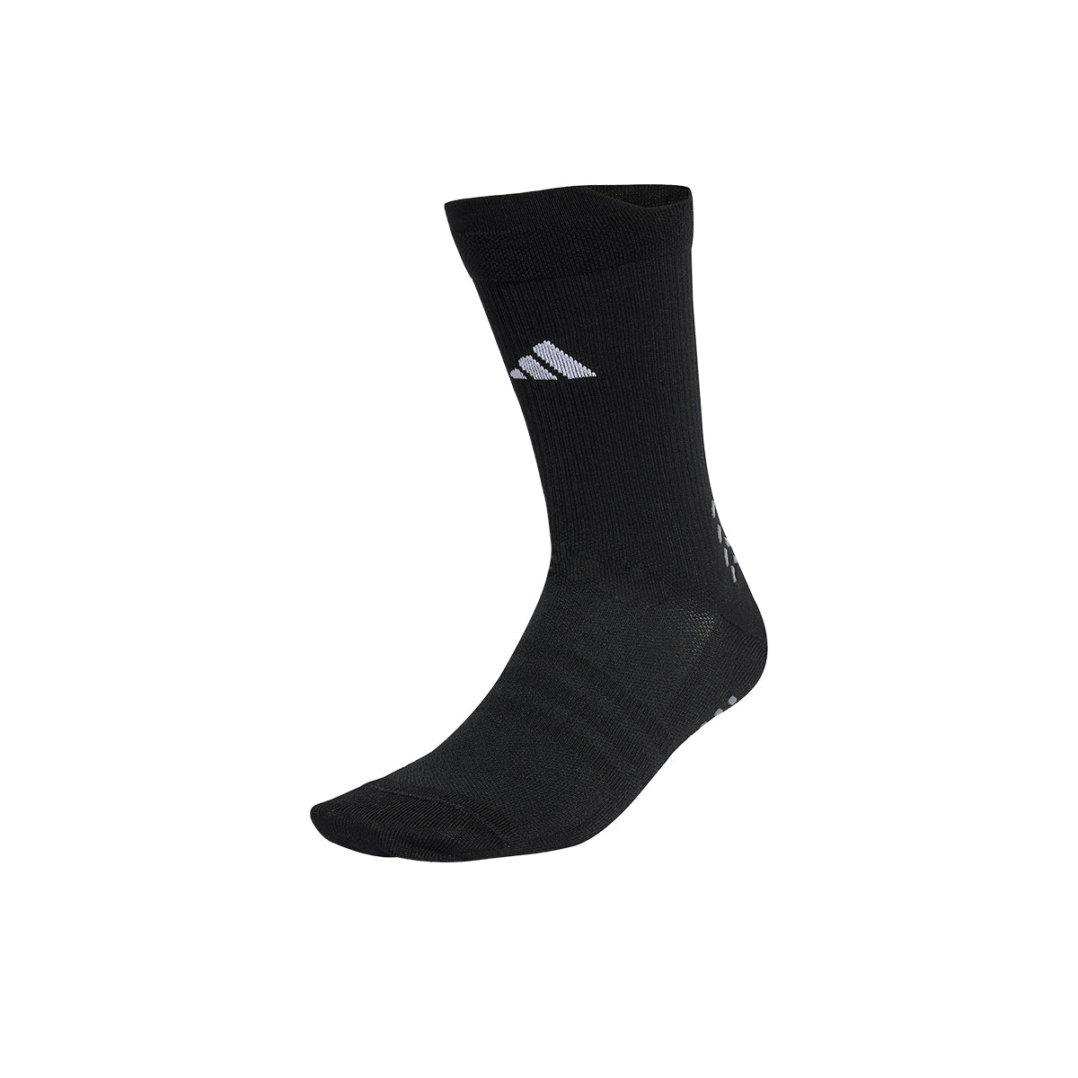 ADIDAS FOOTBALL GRIP PRINTED LIGHT CREW SOCKS - BLACK/WHITE