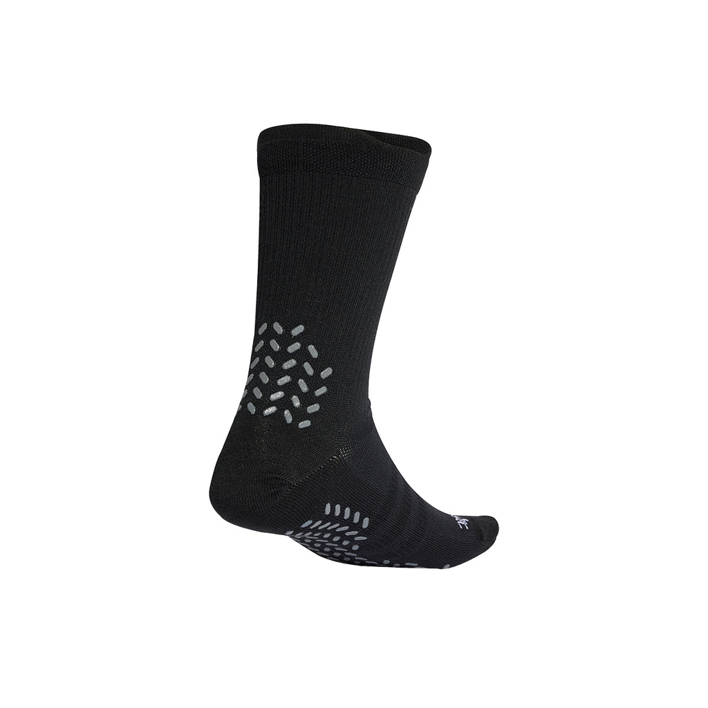 ADIDAS FOOTBALL GRIP PRINTED LIGHT CREW SOCKS - BLACK/WHITE