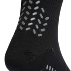 ADIDAS FOOTBALL GRIP PRINTED LIGHT CREW SOCKS - BLACK/WHITE