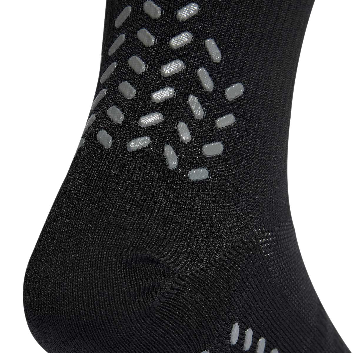 ADIDAS FOOTBALL GRIP PRINTED LIGHT CREW SOCKS - BLACK/WHITE