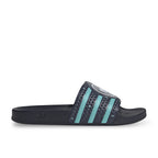 ADIDAS GERMANY 2026 TREFOIL SLIDE - COLLEGIATE NAVY/FLASH AQUA