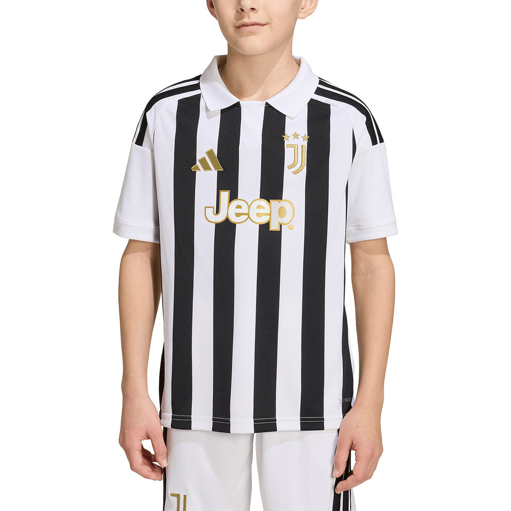 ADIDAS JUVENTUS 2026/2027 HOME KIDS JERSEY - WHITE/BLACK
