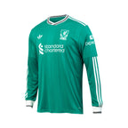 ADIDAS LIVERPOOL 2025/2026 THIRD REPLICA LONG SLEEVE JERSEY - SEA GREEN