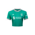 ADIDAS LIVERPOOL 2025/2026 THIRD WOMEN CROP JERSEY - SEA GREEN