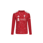 ADIDAS LIVERPOOL 2026/2027 HOME FAN KIDS LONG SLEEVE JERSEY - ACTIVE MAROON