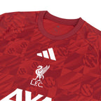 ADIDAS LIVERPOOL 2026/2027 PRE SHIRT - ACTIVE MAROON/BETTER SCARLET
