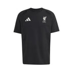 ADIDAS LIVERPOOL TIRO TRAVEL TEE  - BLACK