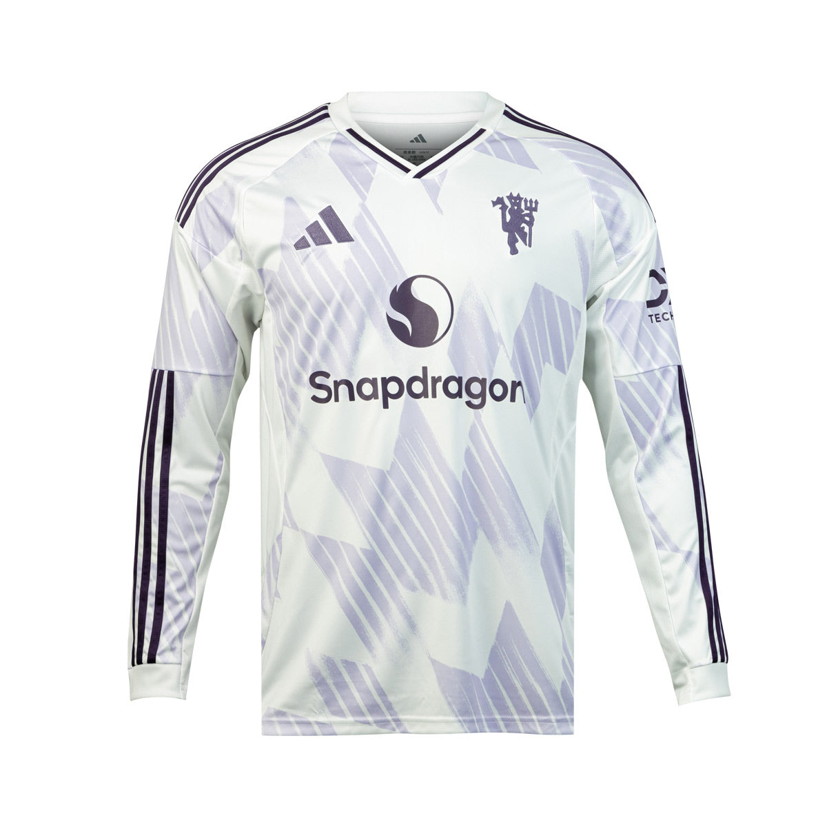 ADIDAS MANCHESTER UNITED 2025/2026 AWAY REPLICA LONG SLEEVE JERSEY - WHITE