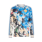 ADIDAS MANCHESTER UNITED STONE ROSES LONG SLEEVE JERSEY - MULTICOLOR