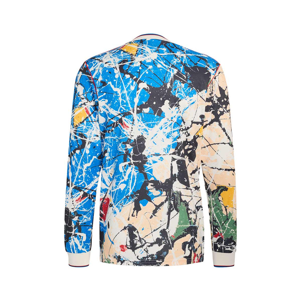 ADIDAS MANCHESTER UNITED STONE ROSES LONG SLEEVE JERSEY - MULTICOLOR