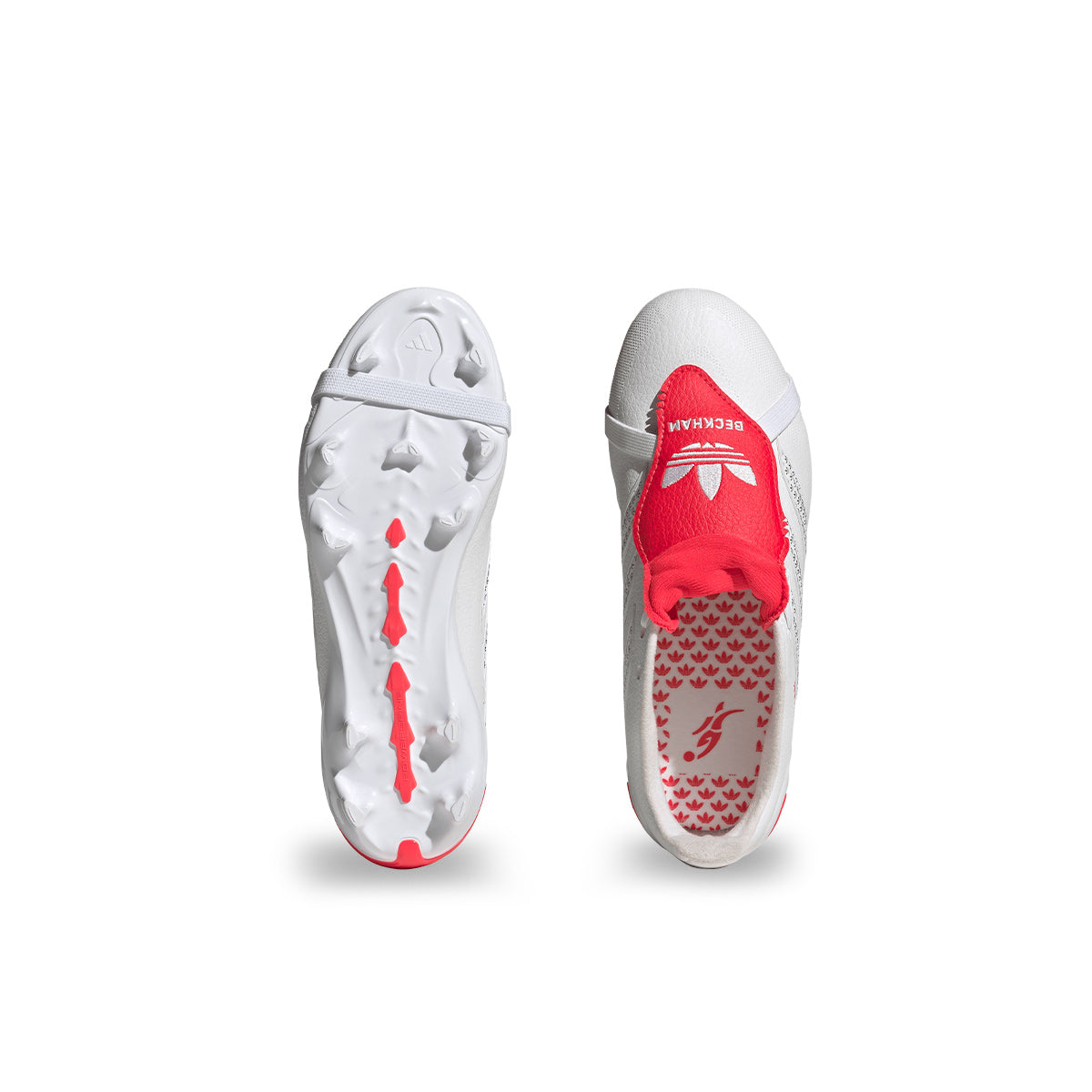 ADIDAS PREDATOR DAVID BECKHAM LEAGUE FT FG J - FTWR WHITE/SILVER MET/LUCID RED
