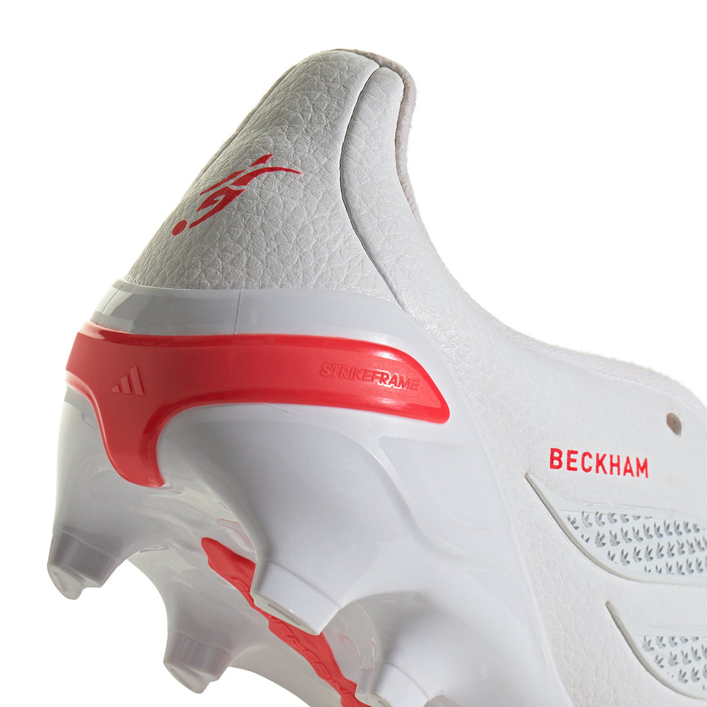 ADIDAS PREDATOR DAVID BECKHAM LEAGUE FT FG J - FTWR WHITE/SILVER MET/LUCID RED