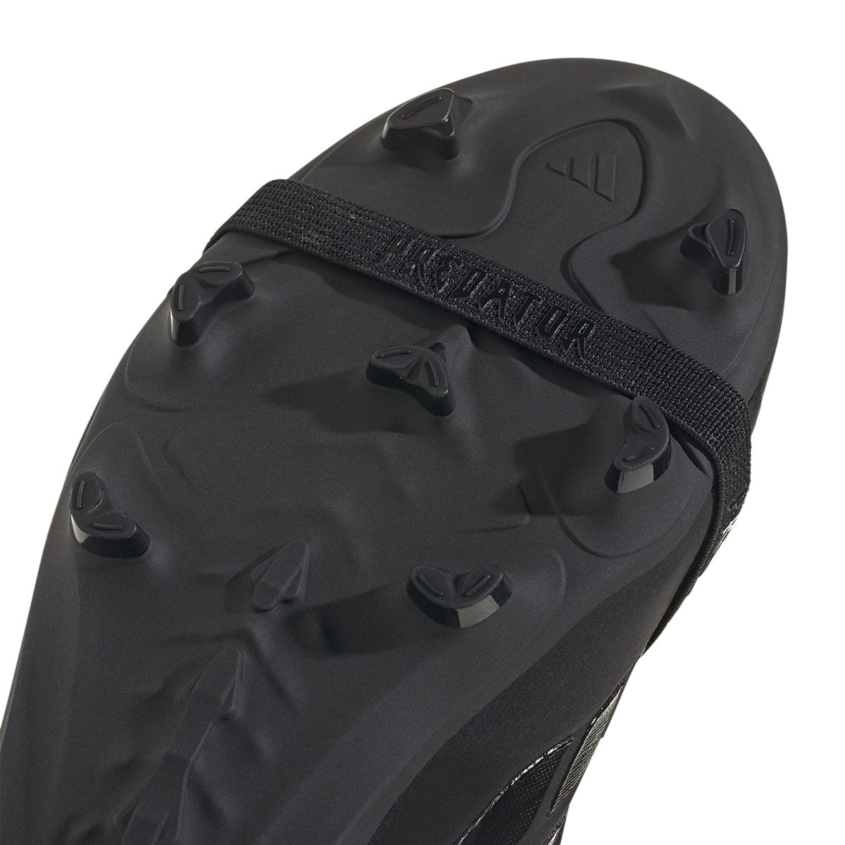 ADIDAS PREDATOR LEATHER TECH ELITE FT FG J - CORE BLACK/CORE BLACK/CORE BLACK