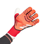 ADIDAS PREDATOR PRO FINGERSAVE GLOVES - LUCID RED/BLACK/PURE RUBY
